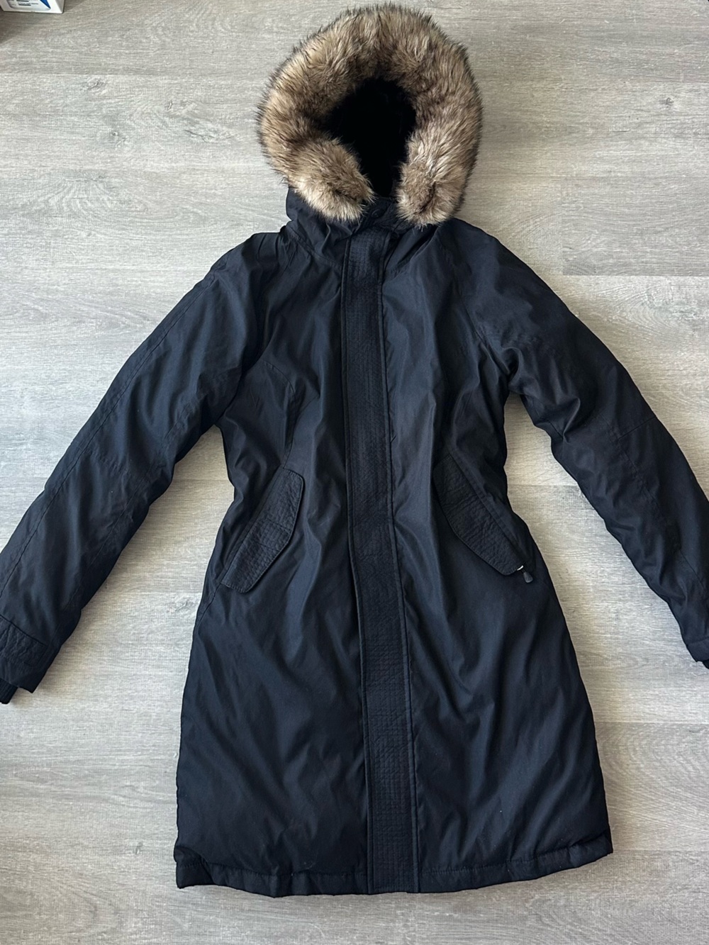 Tna Aritzia Avoriaz Goose Down Black Winter Parka Jacket Size Medium -30c